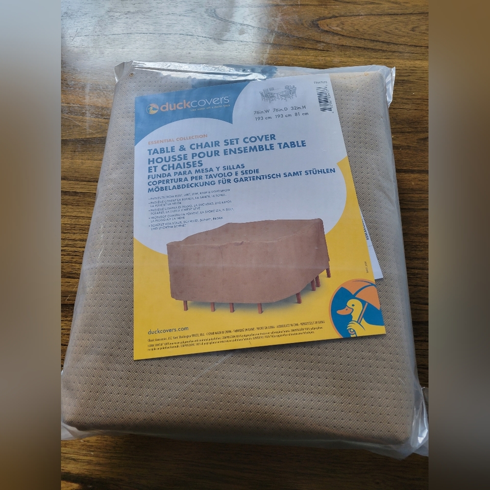 Duck covers table and chair set cover